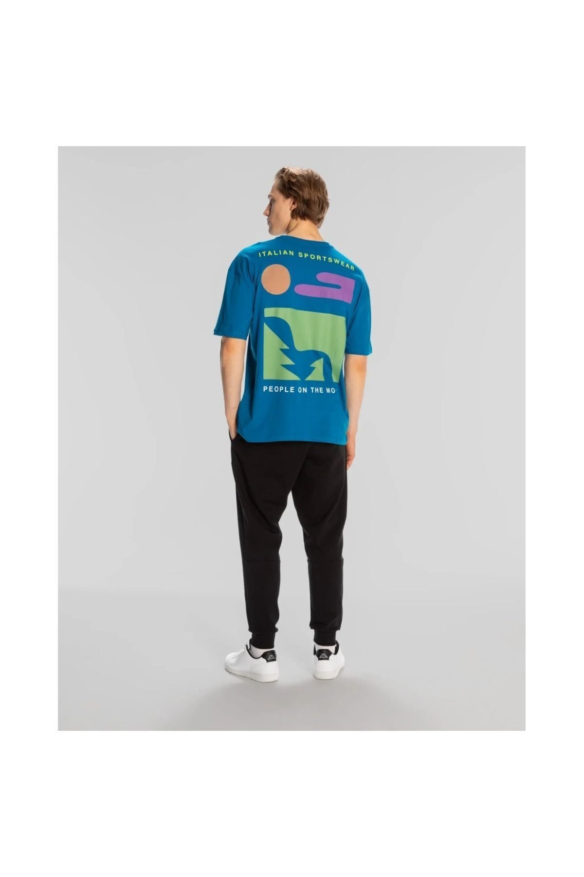Kappa Sport Floyd Erkek Mavi T-Shirt 321W7TW-798