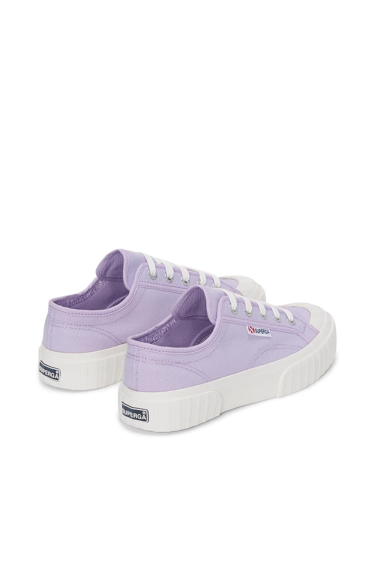 Superga 2630 Stripe Unisex Lila Bileksiz Sneaker