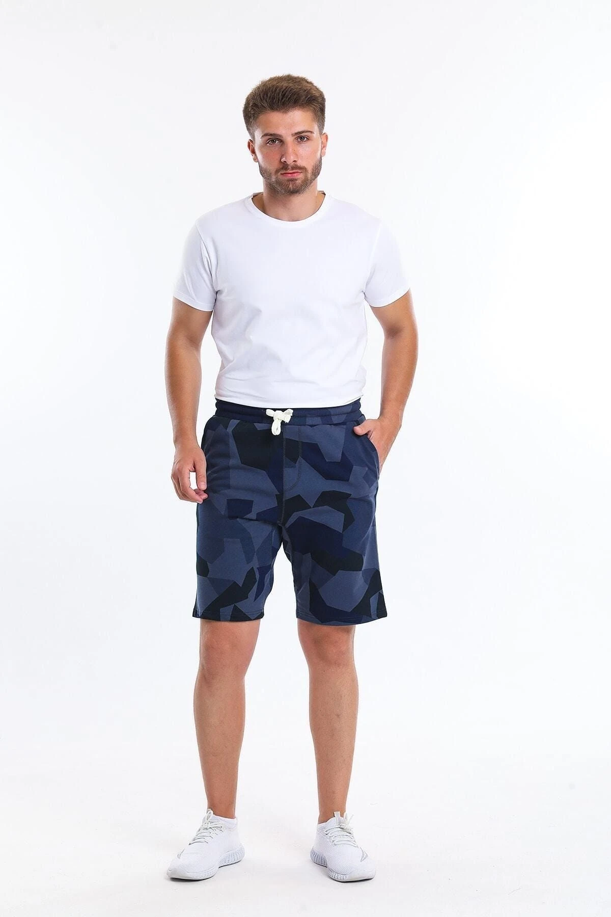 Superfly 22634-MEN Sw Short Indıgo Indigo Erkek Şort