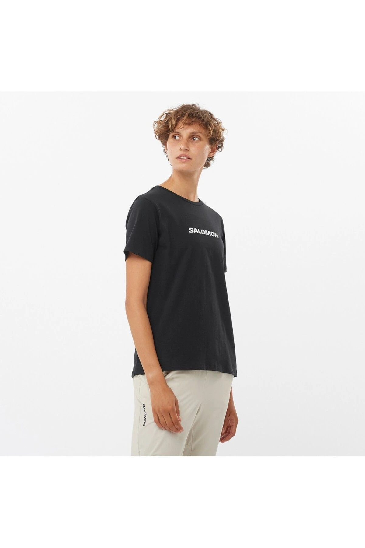 SALOMON Logo SS Tee W LC2217700 KADIN SİYAH Tişört