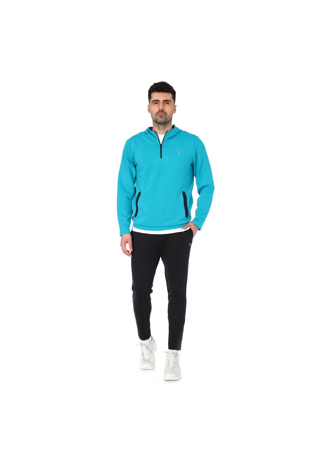 Sportive Spo-Polrunkap Erkek Antrasit Koşu Sweatshirt 711359-ANT