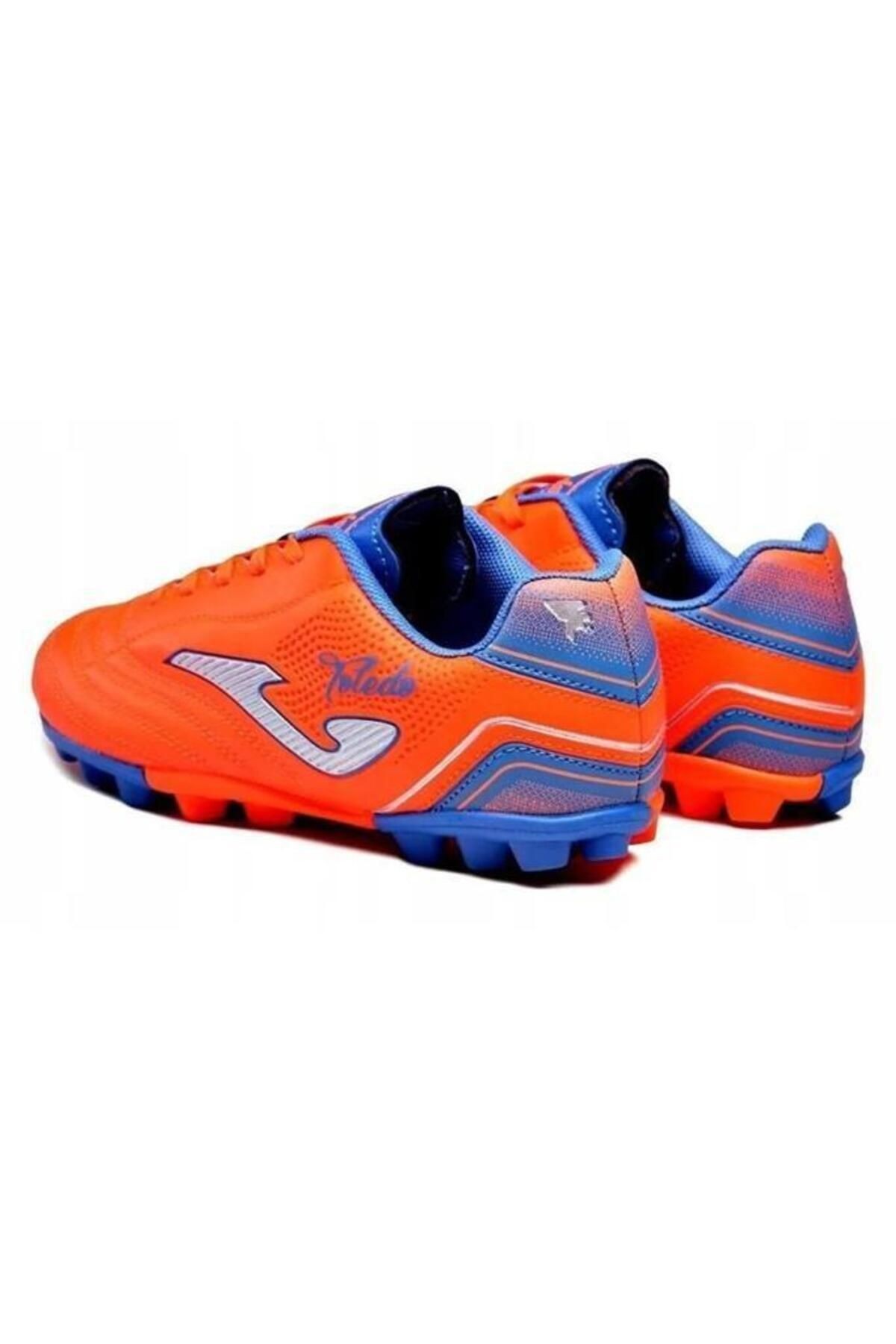 Joma Toledo Jr 2308 Royal Hard Ground Turuncu/mavi Çocuk Krampon