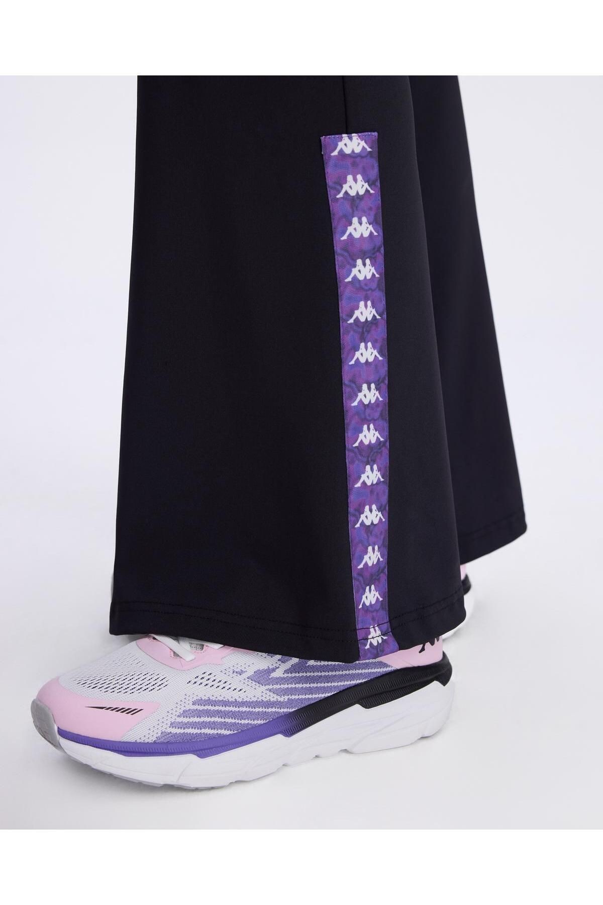 Kappa Authentic Alcott Pant Kadın Siyah Skin Fit Eşofman Altı