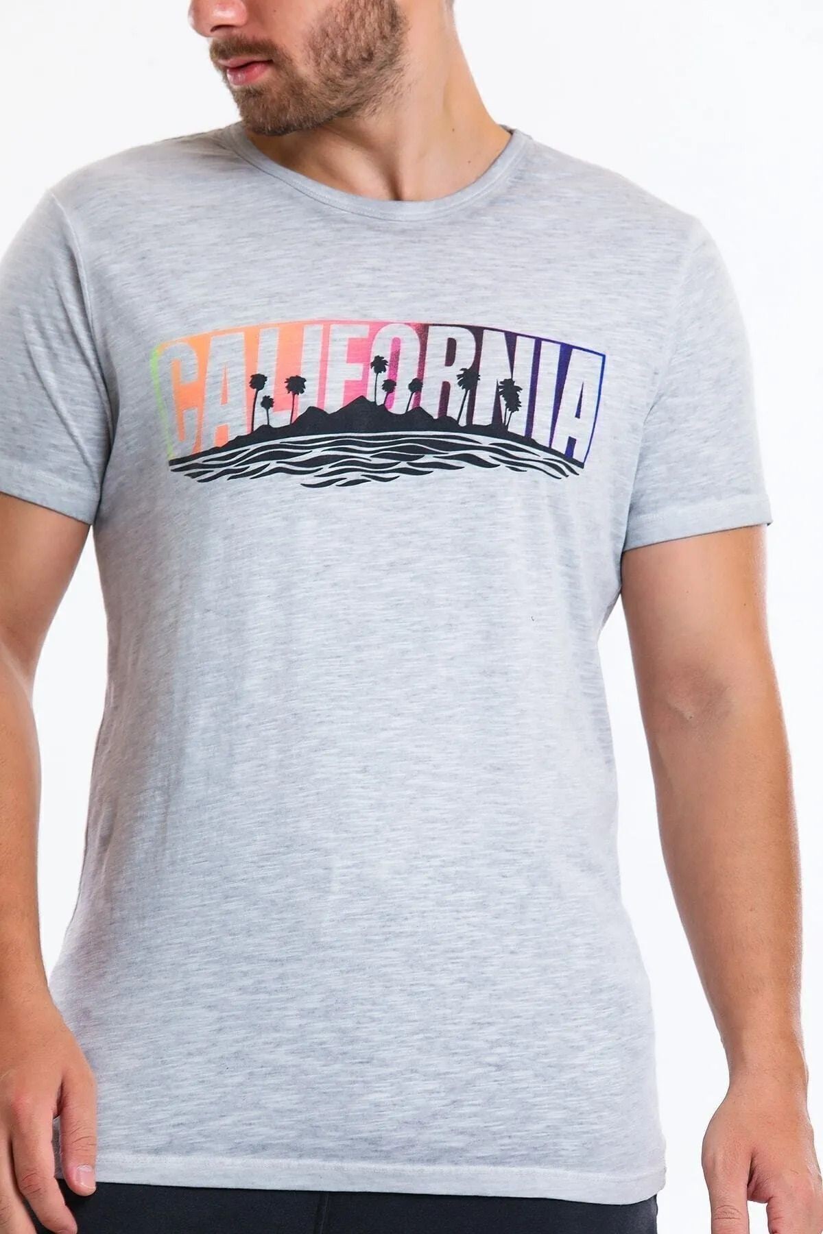 Superfly Tshirt Erkek Gri Tshirt 21607-05
