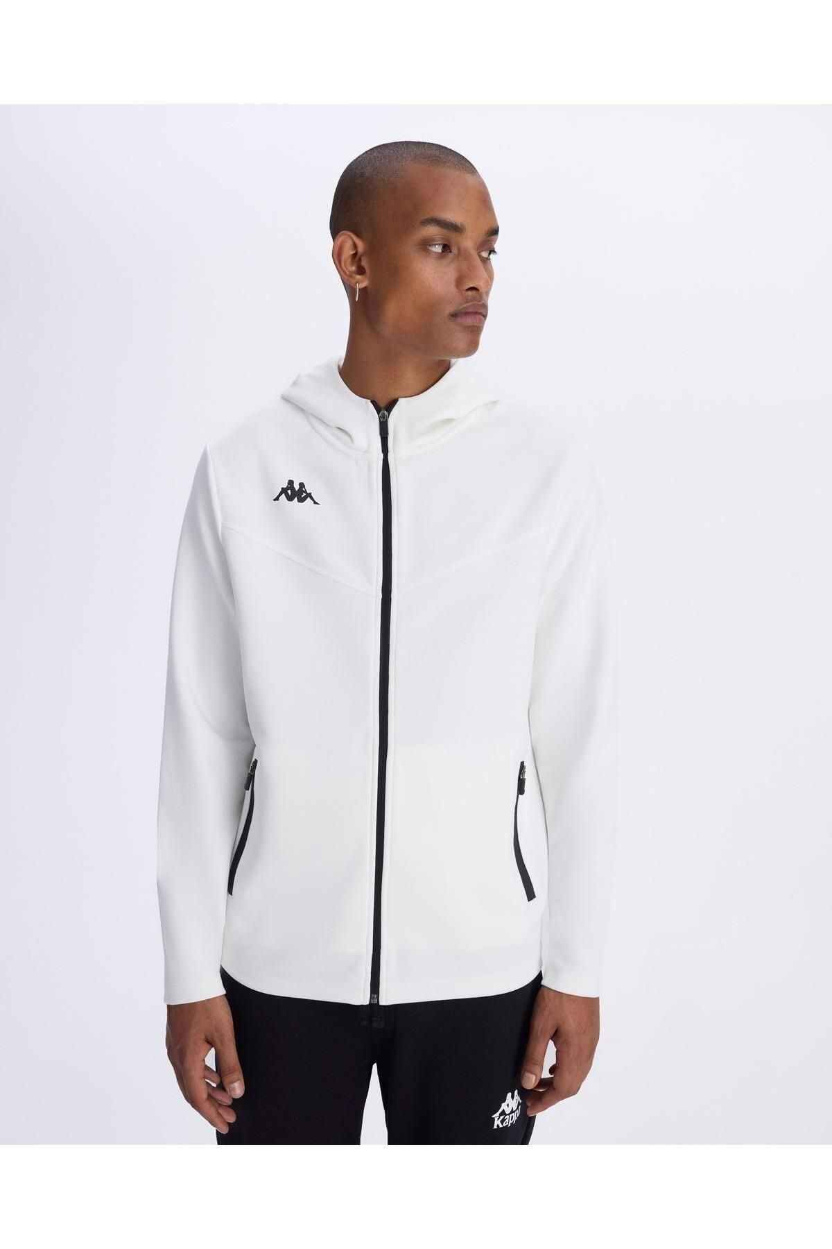 Kappa Koradı Beyaz Erkek Sweatshirt 321R2LW-001