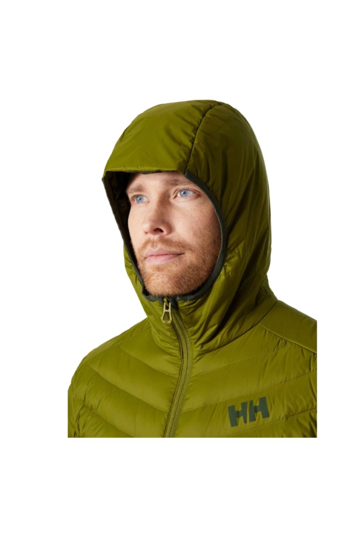 Helly Hansen Verglas Hooded Down Hybrid Insulator Jacket Erkek Mont HHA.63007.461 Yeşil