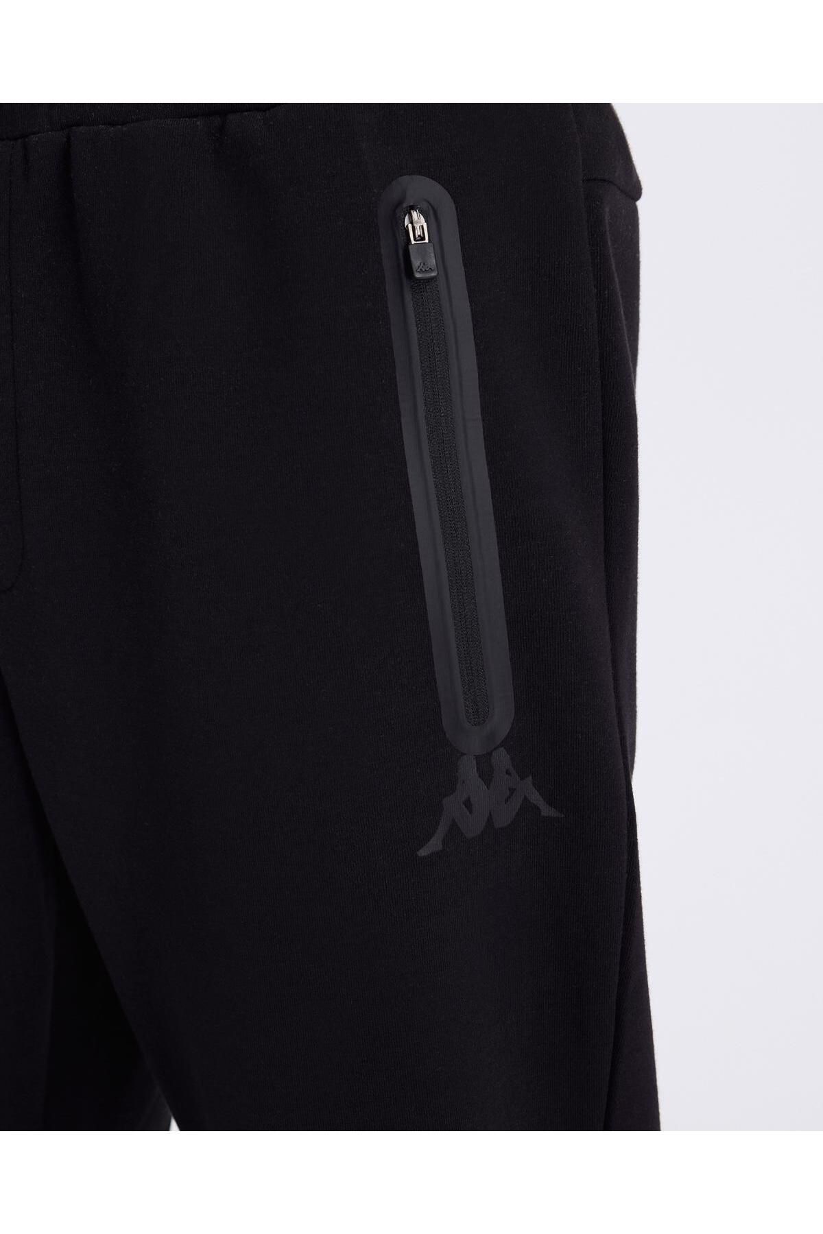 Kappa Nisty Pant Erkek Gri-Siyah Regular Fit Eşofman Altı