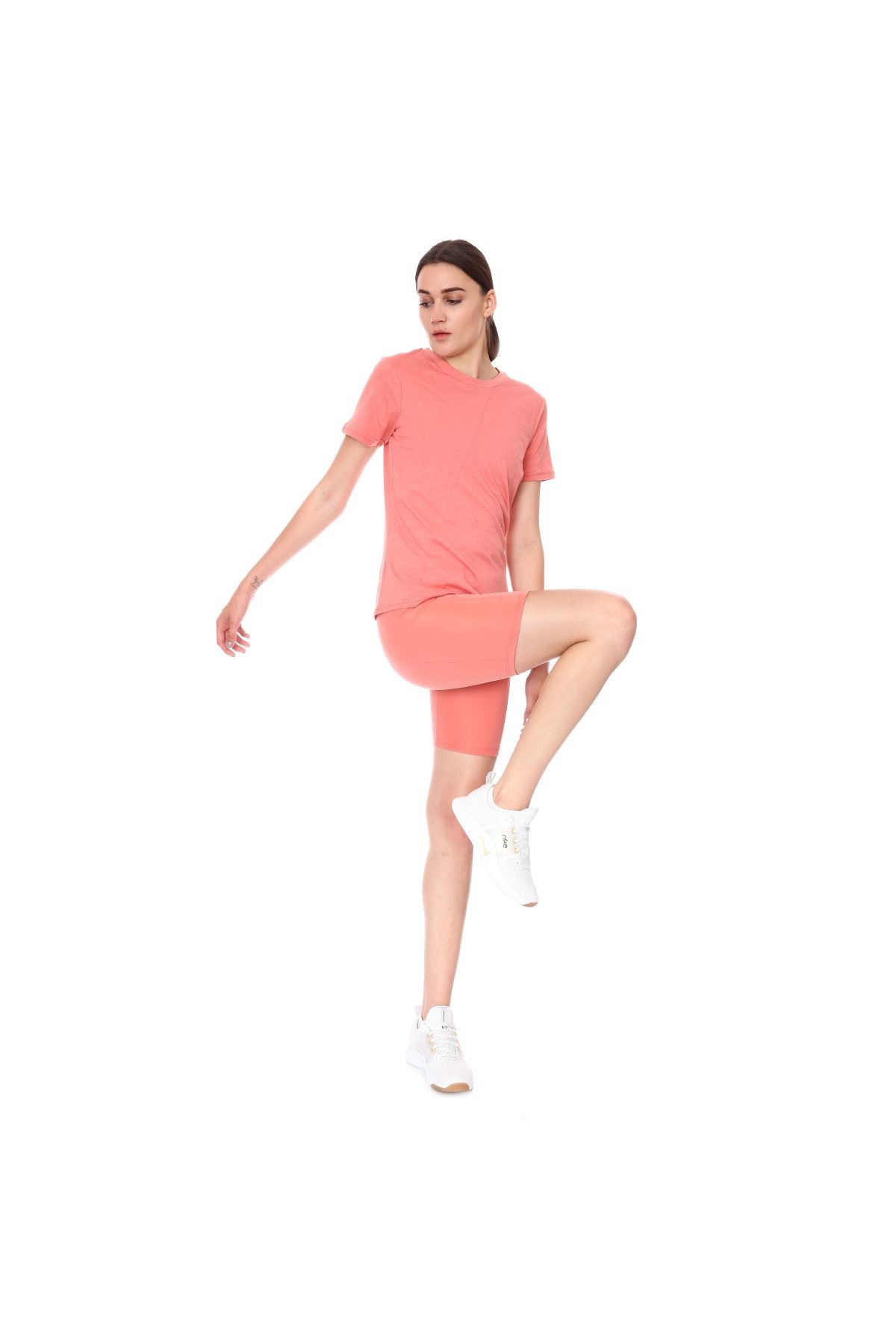 Sportive Spo-Biker Short Kadın Lacivert Günlük Stil Tayt 712105-LCV