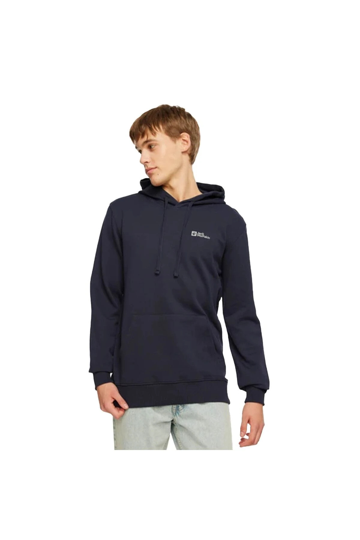 Jack Wolfskin Tommy Hoody Lacivert Erkek Kapüşonlu Sweatshirt