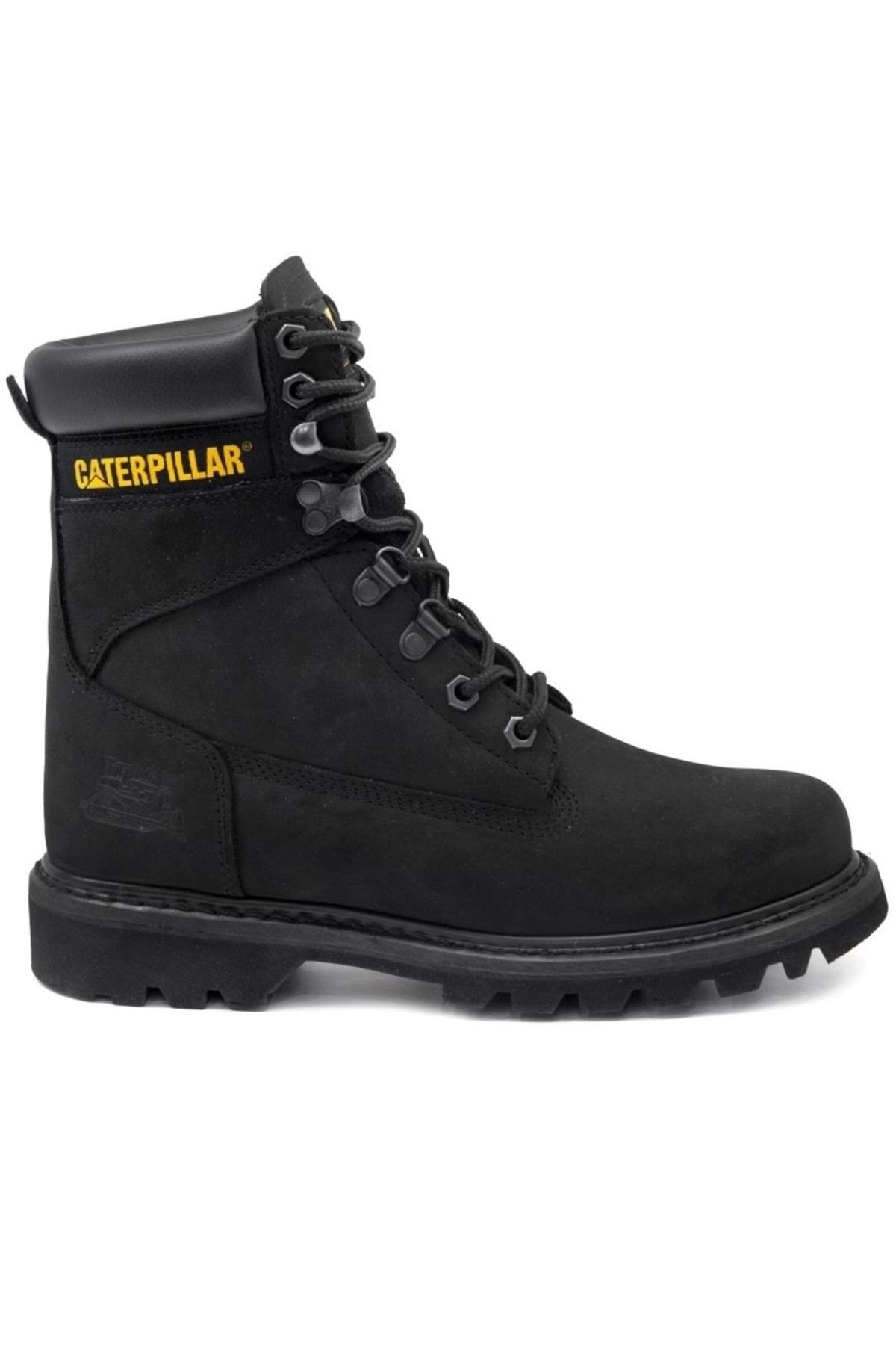 Cat 015g100104 Montana Deri Erpıllar Kadın Bot Siyah