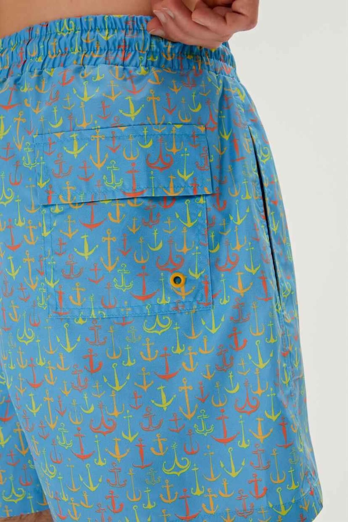 Bad Bear Anchor Deniz Şortu Blue Mavi Erkek Şort Mayo