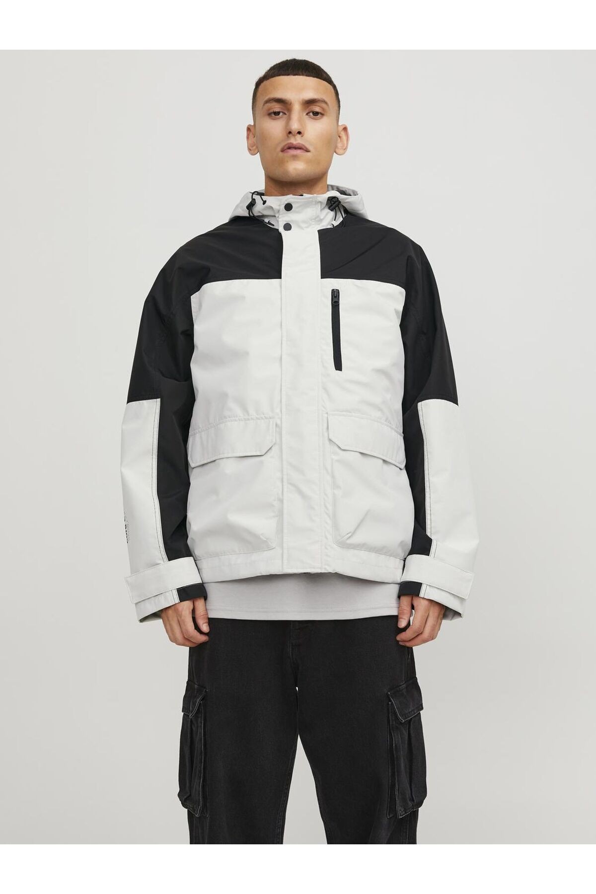 Jack & Jones Beyaz Erkek Mont Jcohıke Lıght Jacket