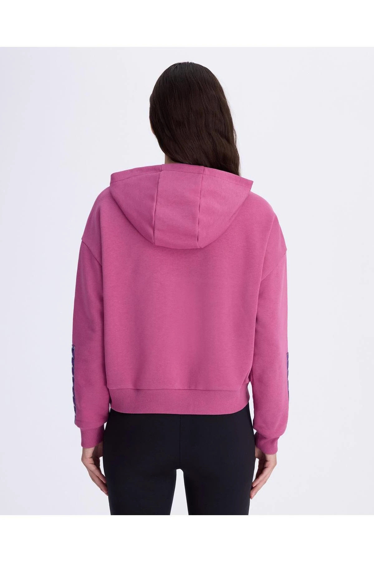 Kappa Authentic Alcott Hoodie Kadın Pembe Comfort Fit Hoodie