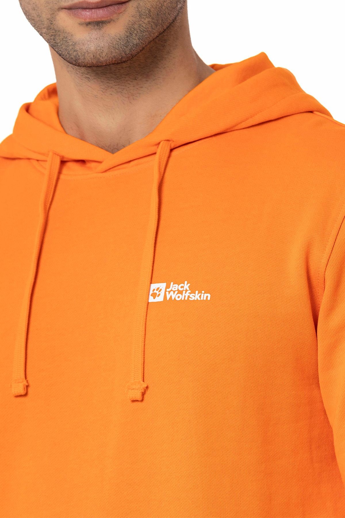 Jack Wolfskin TOMMY HOODY M Turuncu Erkek Sweatshirt