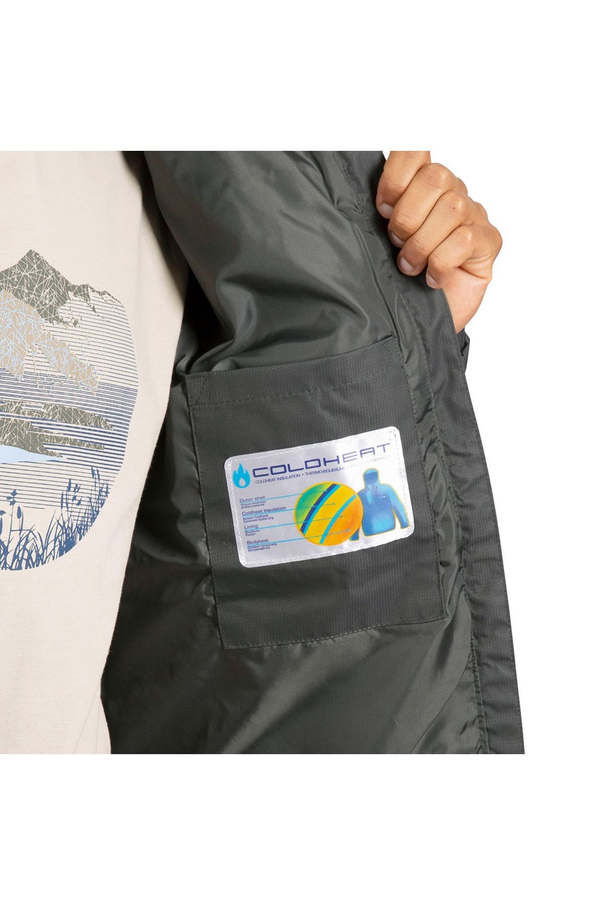 Trespass Clip Padded Erkek Outdoor Mont MAJKCAI20001