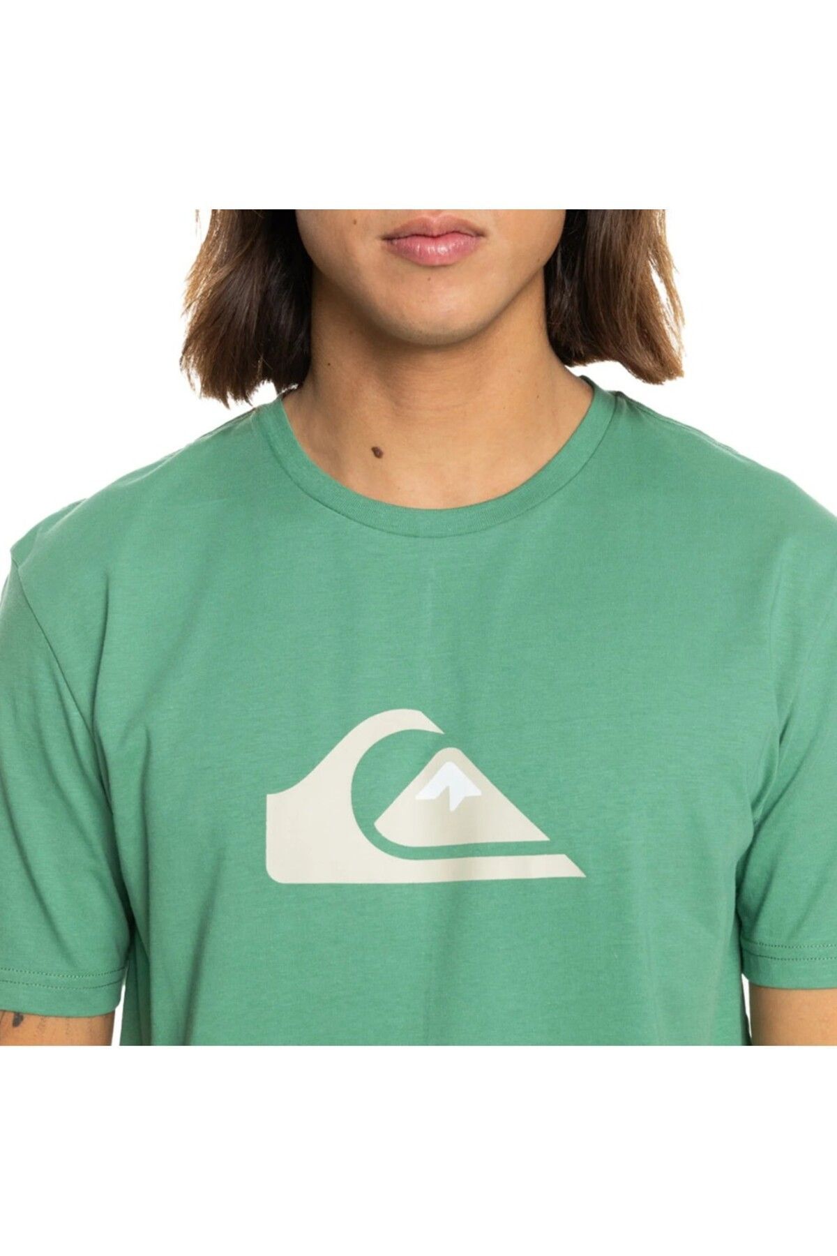 QUIKSILVER Comp Logo SS EQYZT07658-24705 ERKEK Yeşil Tişört