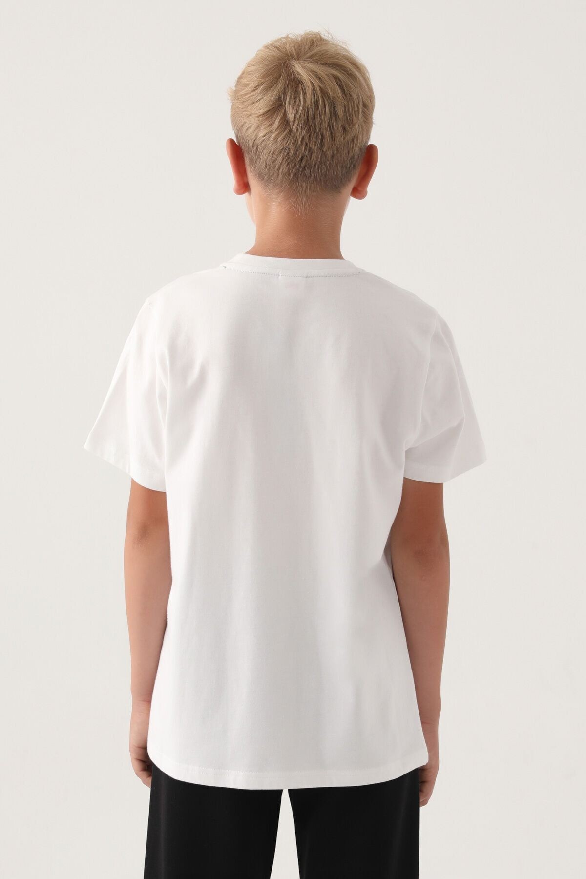 Kappa Krem Baskılı Erkek Çocuk T-Shirt