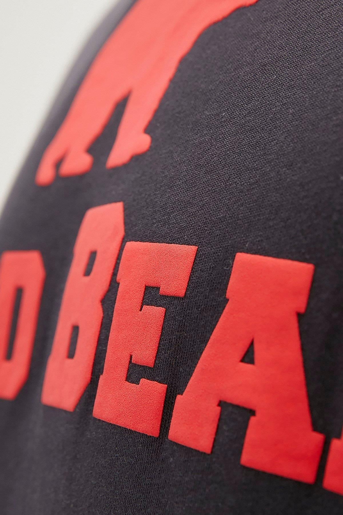 Bad Bear Baskılı Antrasit T-Shirt