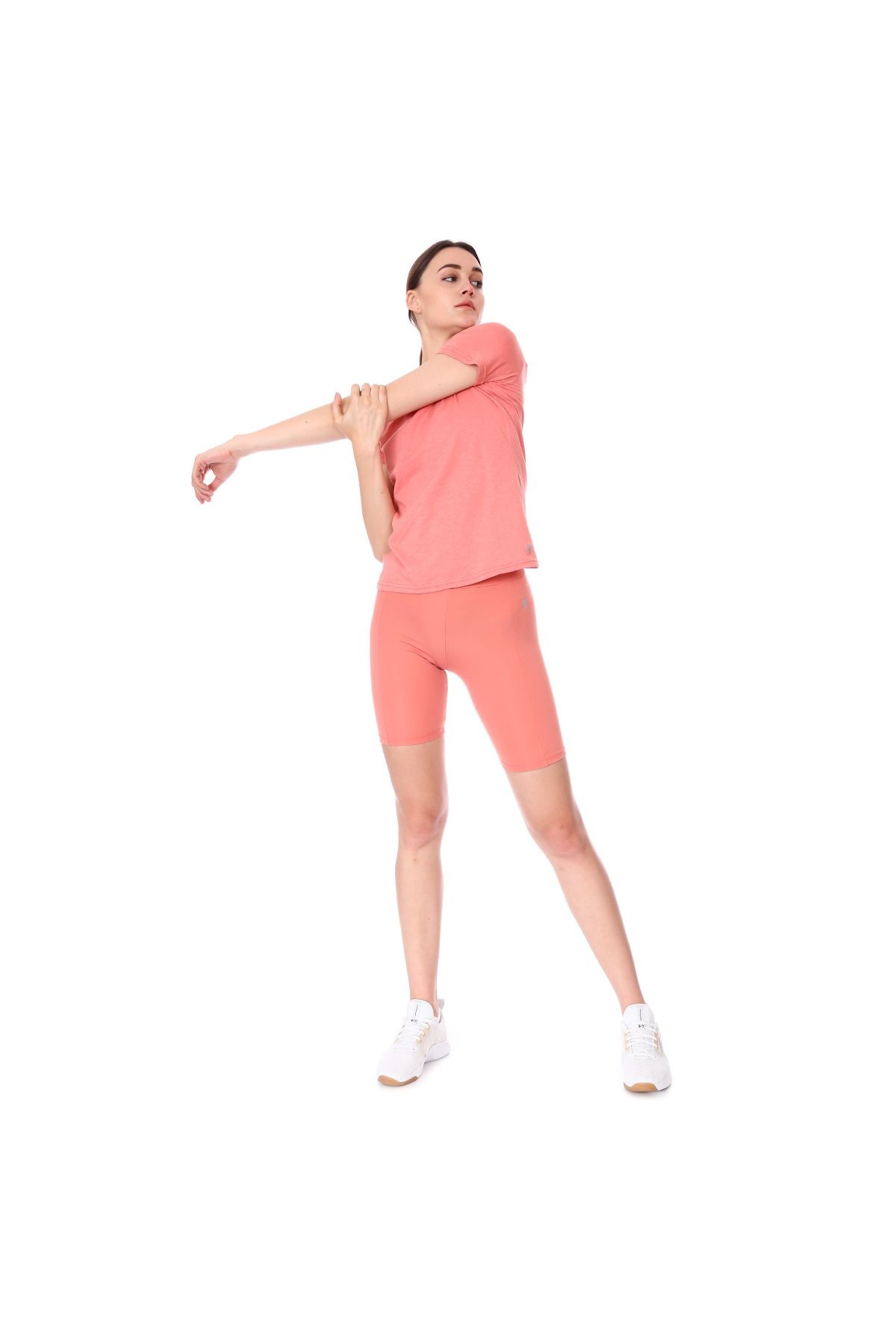 Sportive Spo-Assymetric Tee Kadın Beyaz Günlük Stil Tişört 712107-BYZ