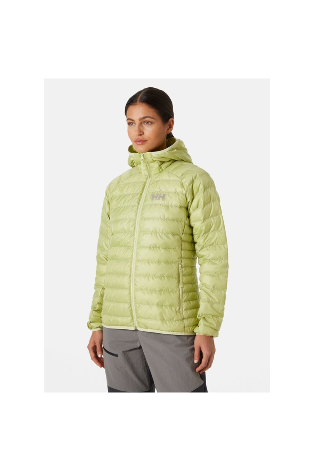 Helly Hansen W Banff Hooded Insulator Kadın Yeşil Mont 63252-498
