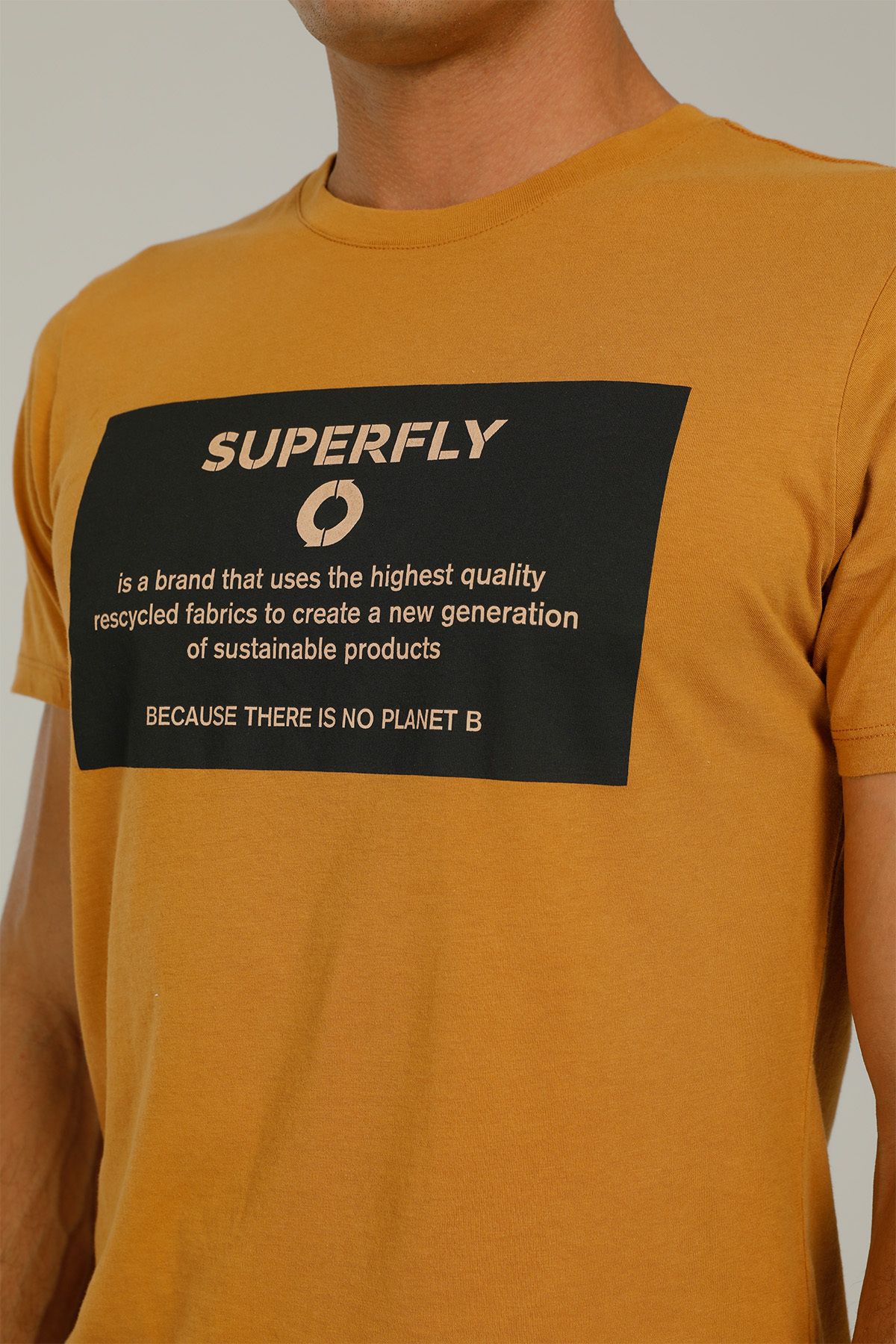 Superfly 22575-MEN Tshirt Cinnamon Erkek Kisa Kol T-Shirt