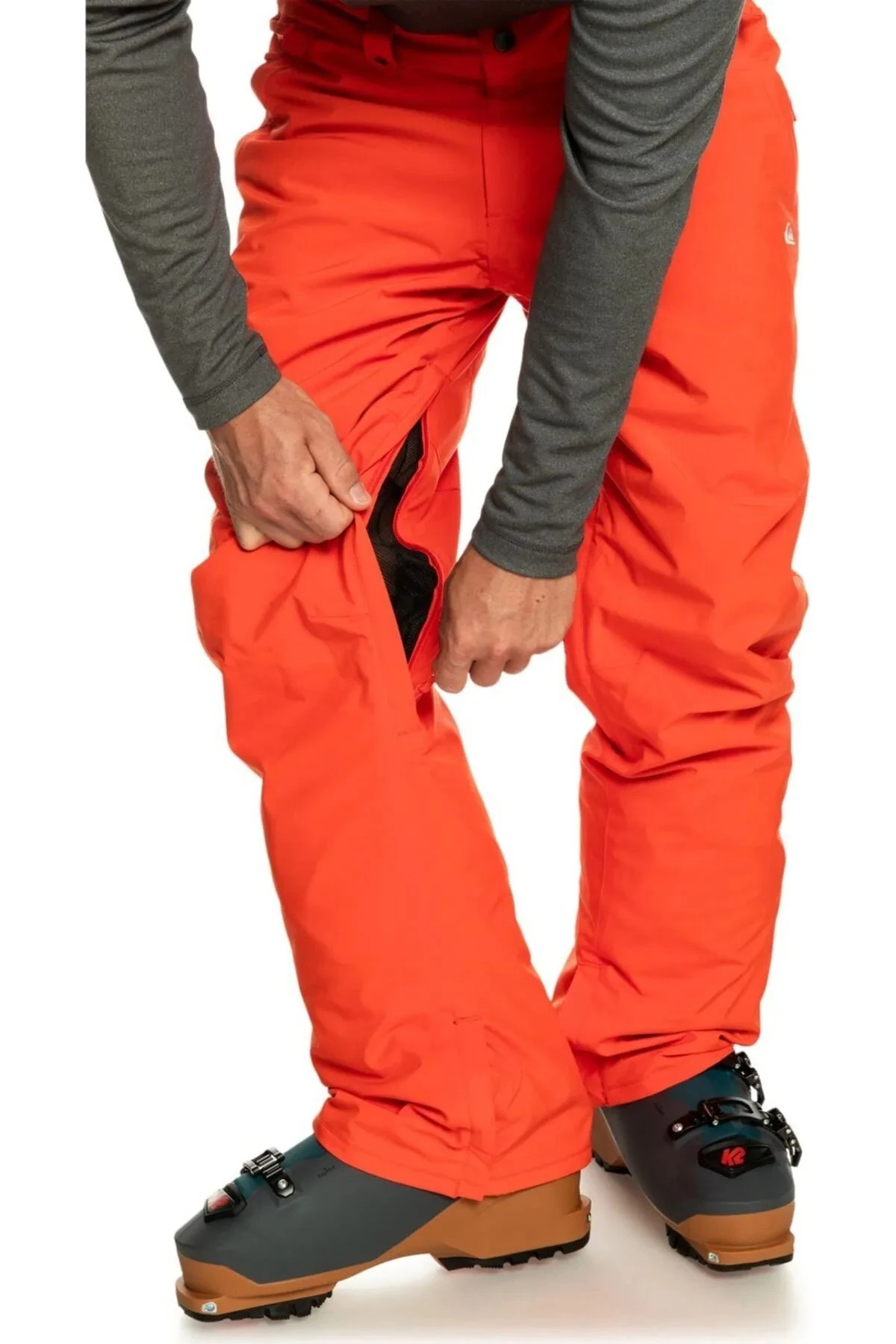 Quiksilver Estate Pt Erkek Turuncu Snowboard Pantolonu EQYTP03146-30089