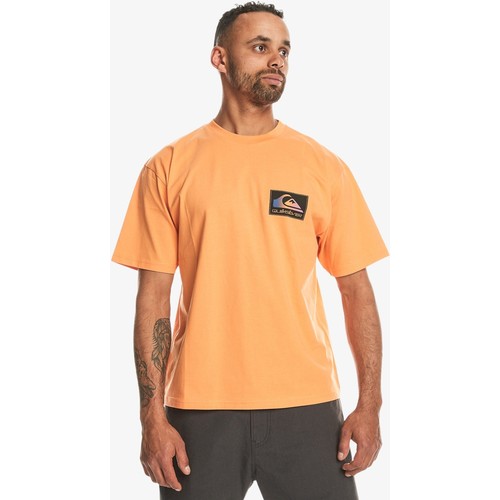 QUIKSILVER Back Flash SS EQYZT07605-25178 ERKEK Turuncu Tişört