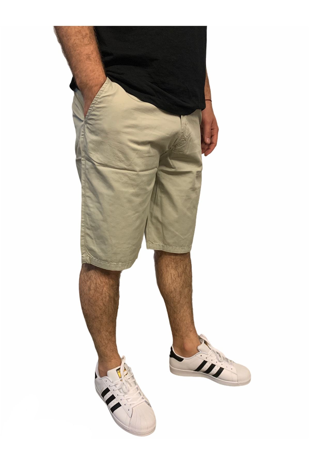 Superfly Chino Erkek Gri Şort 21706-05