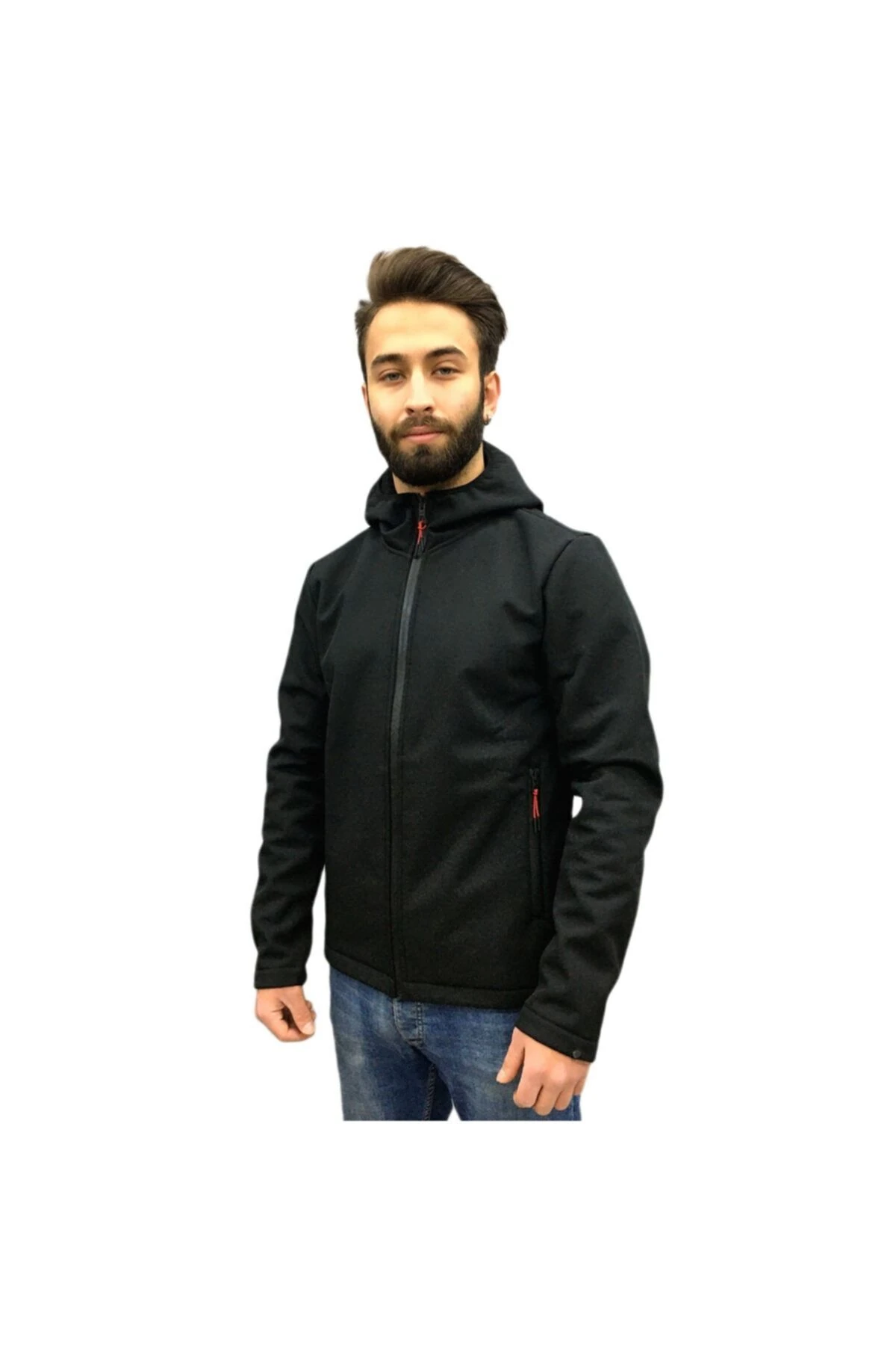 Exuma Erkek Siyah Softshell Ceket