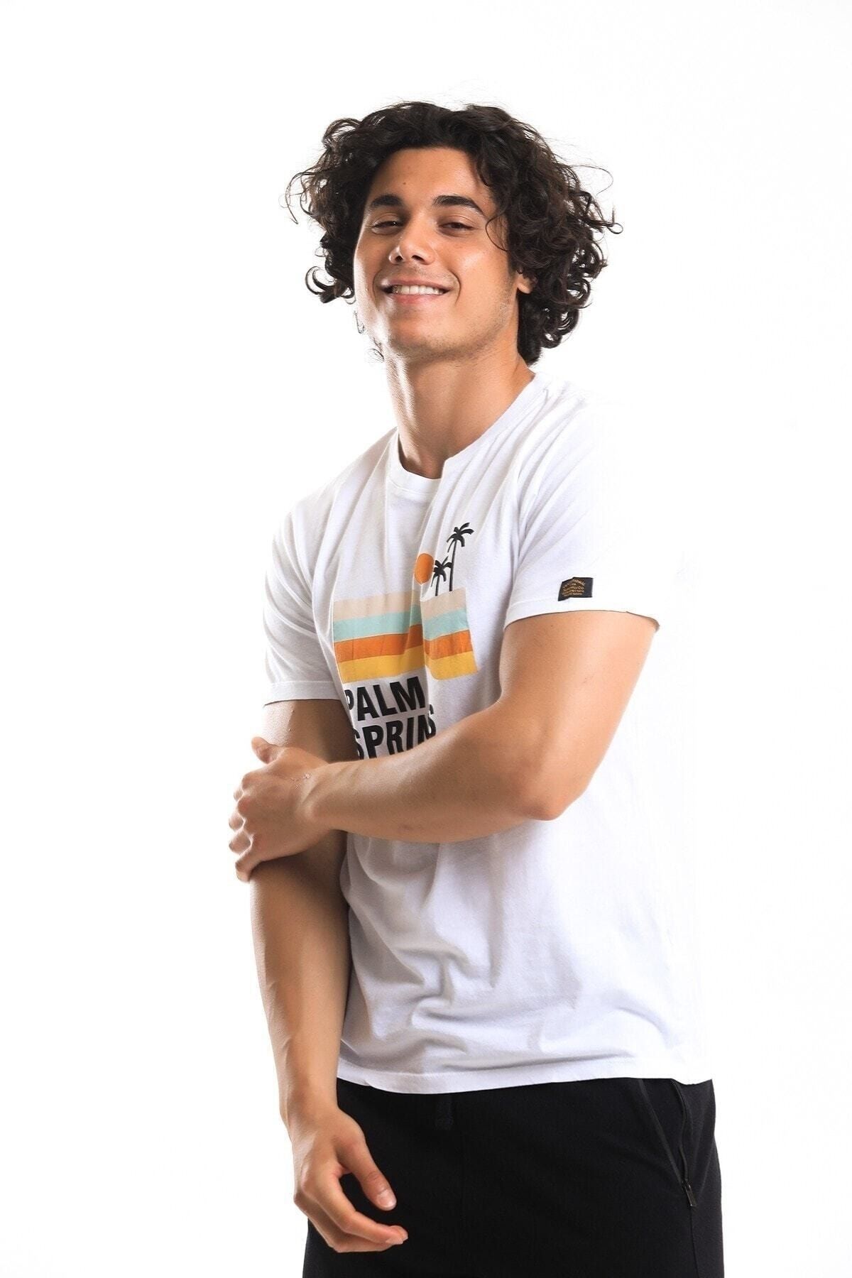 Superfly Men Tshirt Erkek Beyaz Tshirt 22515-24