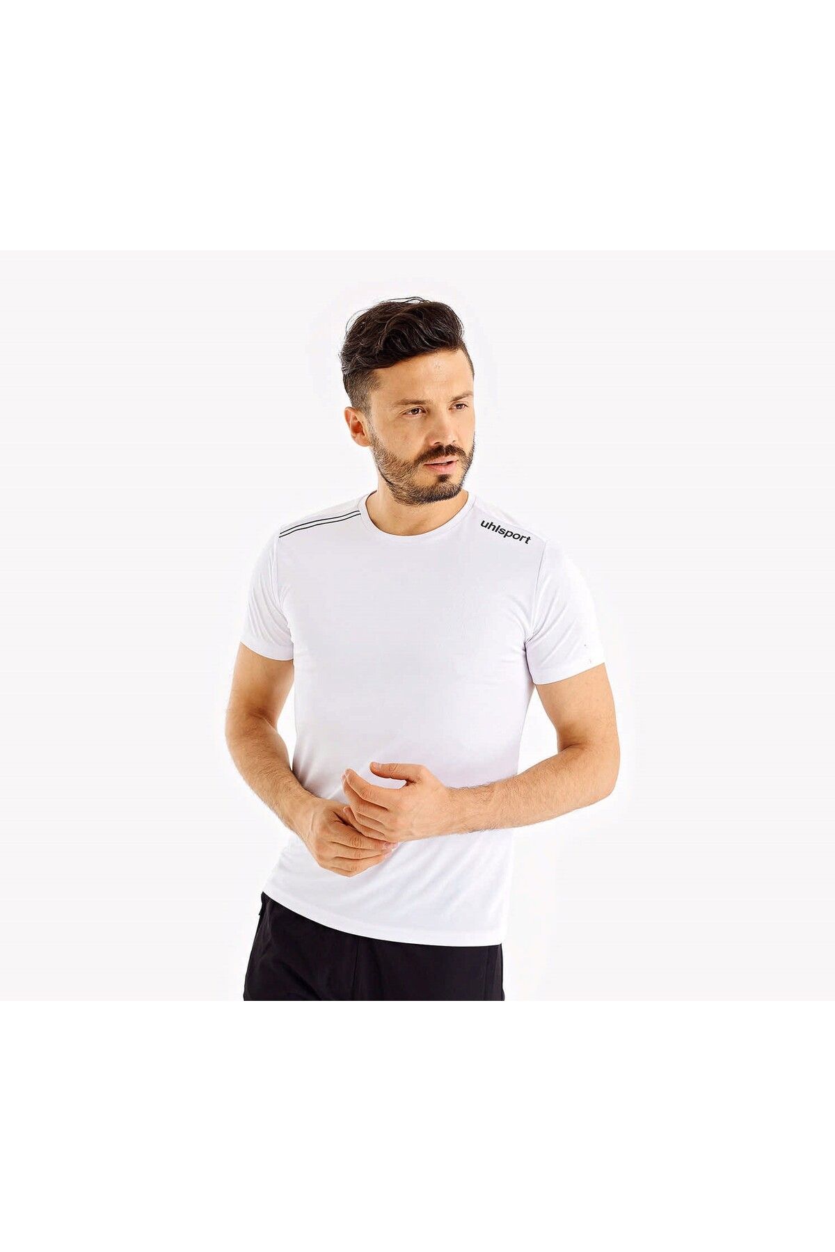 Uhlsport Kısa Kollu Bisiklet Yaka Erkek T-Shirt 3202110