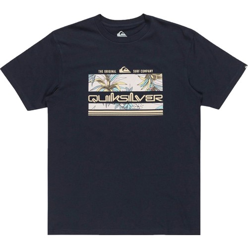 Quiksilver Tropıcal Raınbow Ss Erkek Lacivert Tshirt EQYZT07679-12818