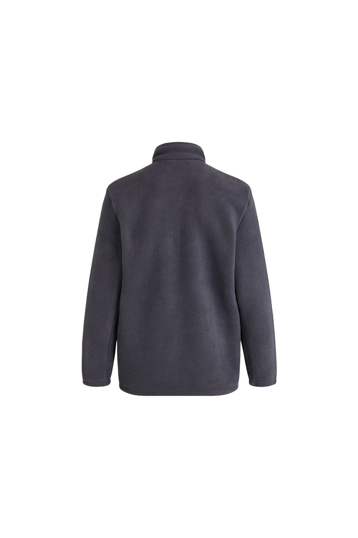 Peak Performance Fleece Snap T-Neck Erkek Polar Sweat Gri G78165010-30315