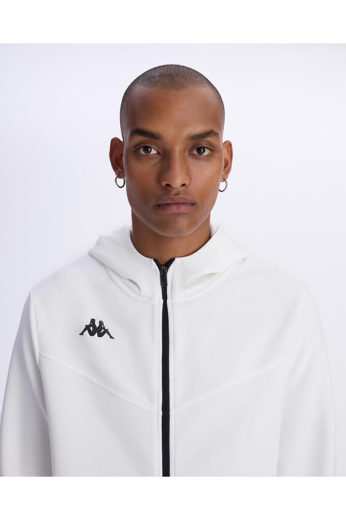 Kappa Koradı Beyaz Erkek Sweatshirt 321R2LW-001