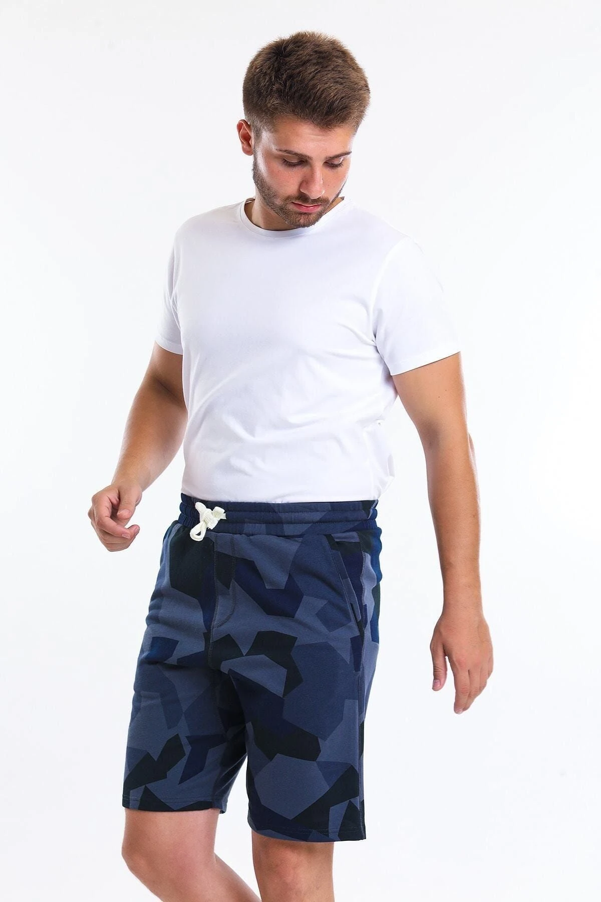 Superfly 22634-MEN Sw Short Indıgo Indigo Erkek Şort