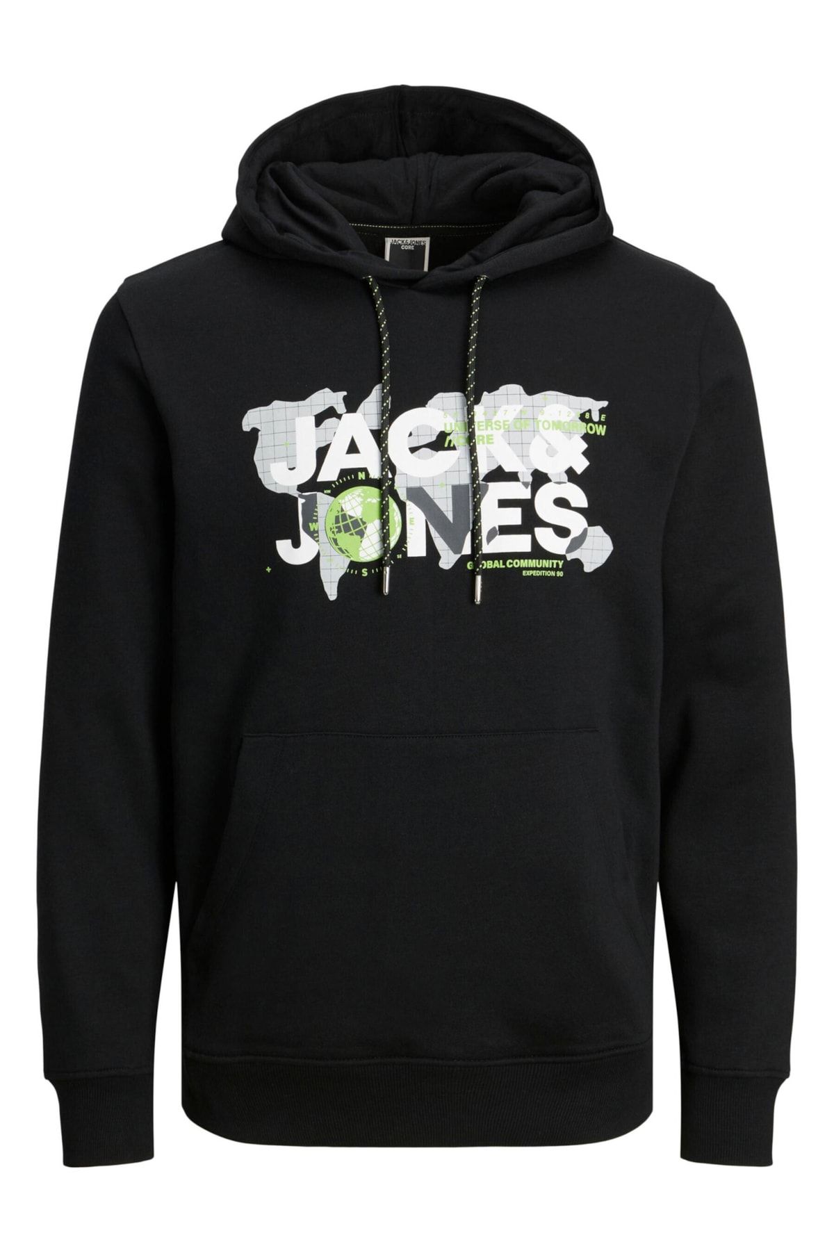 Jack & Jones Logolu Kapüşonlu Sweatshirt - Dust