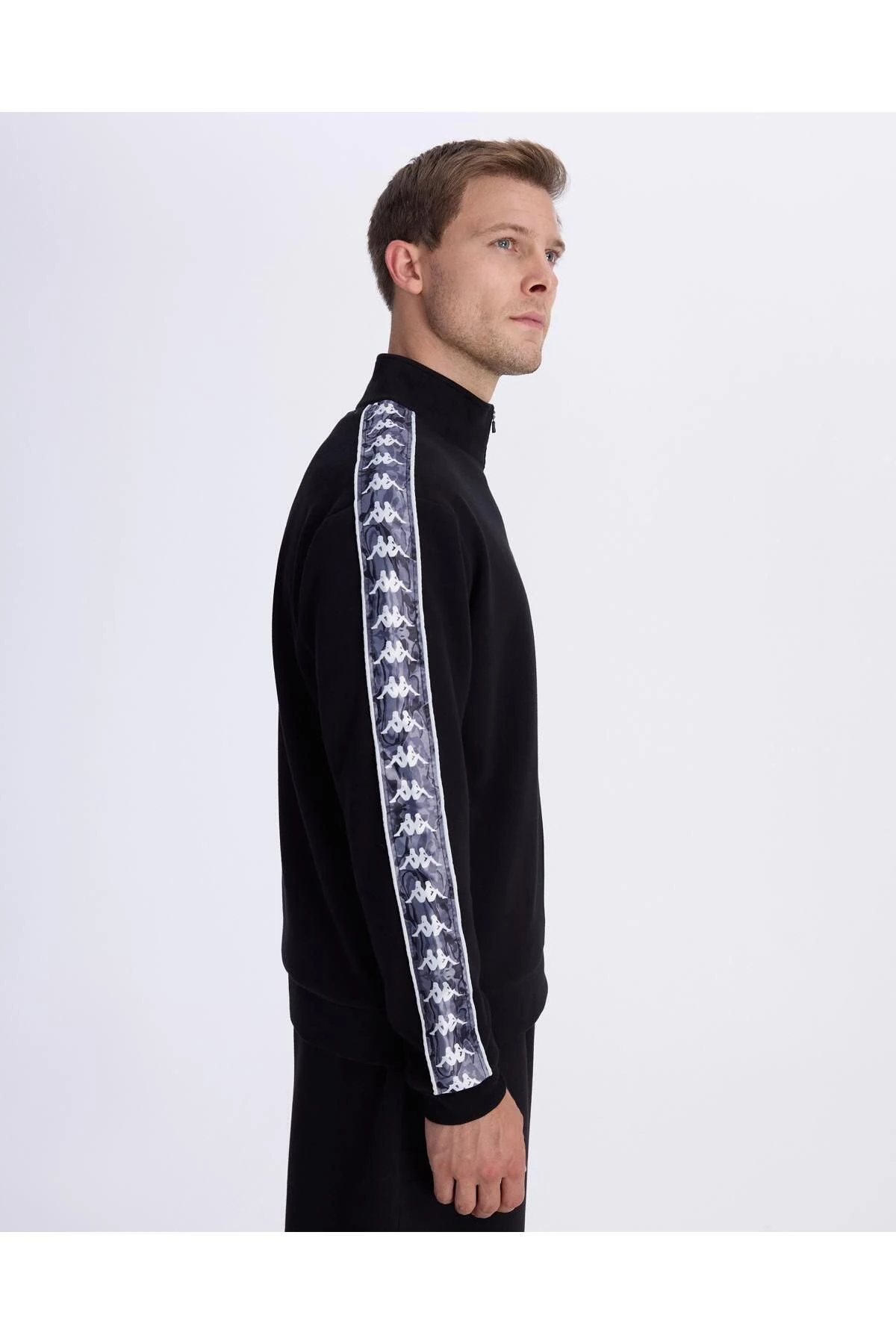 Authentic 222 Banda Pulliogt Erkek Siyah Regular Fit Sweatshirt