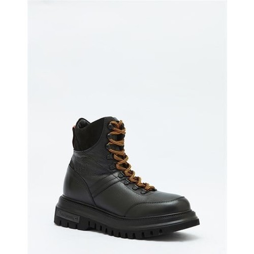 STEIN-BLACK // BASKILI DERİ