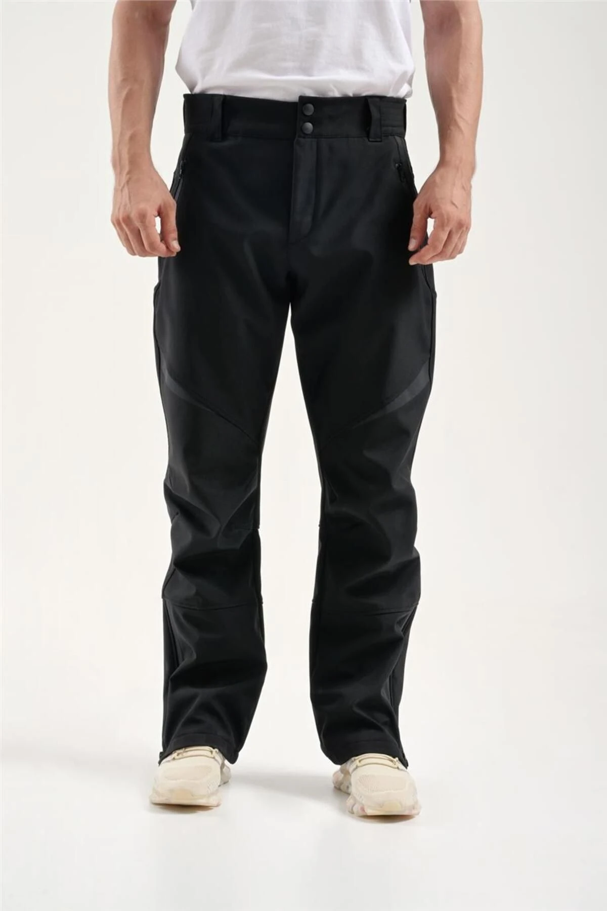 Exuma Erkek Siyah Softshell Kayak Pantolon 2313005