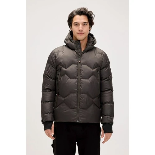 Bad Bear Axel Asfalt Erkek Kapüşonlu Mont