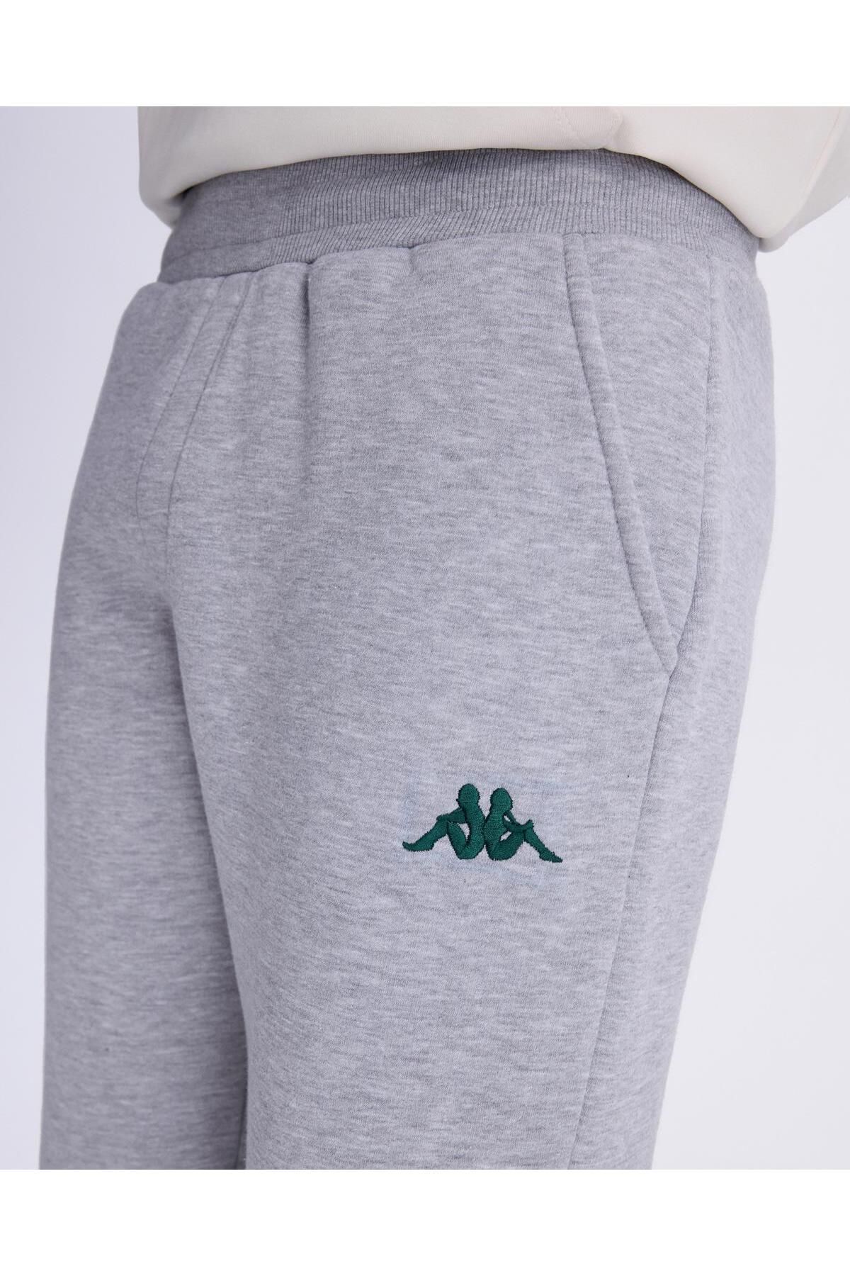 Kappa Authentic Bandys Erkek Gri Comfort Fit Eşofman Altı