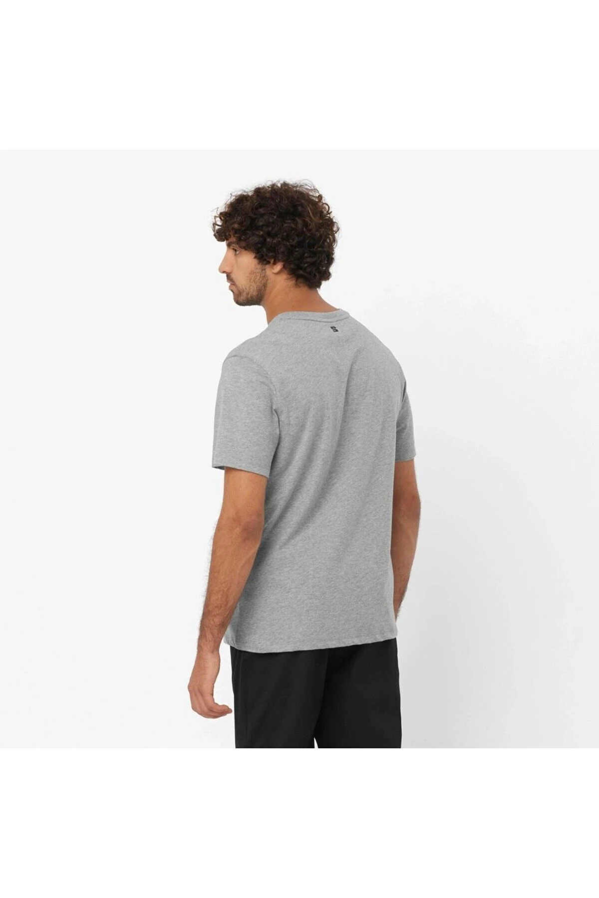 SALOMON SAL LOGO PERF SS TEE M LC2245600 ERKEK GRİ Tişört