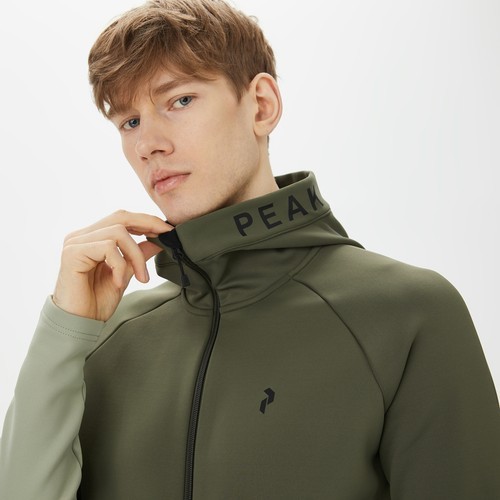 Peak Performance Rider Zip Hood Erkek Yeşil Outdoor CEKET.30226
