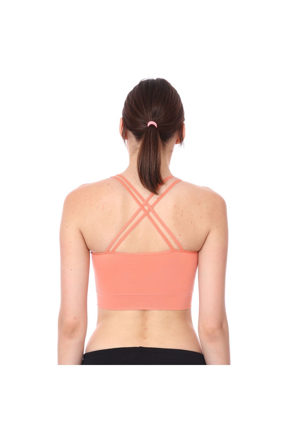 Sportive Spo-Seanewmidi Bra Kadın Pembe Günlük Stil Sporcu Sütyeni 712101-PMB