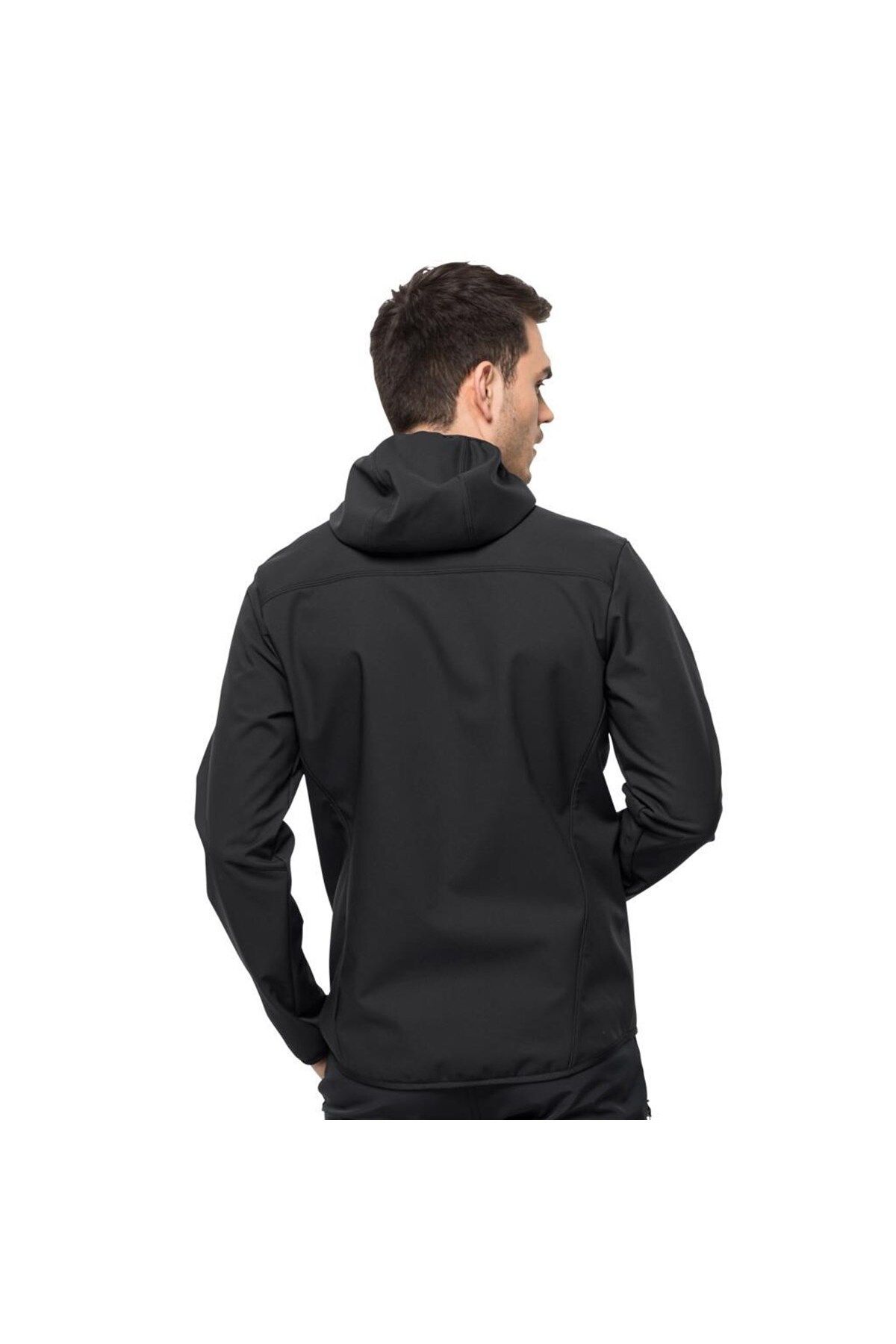 JACK WOLFSKİN BORNBERG HOODY 1307471-6000 ERKEK Siyah Mont&Ceket