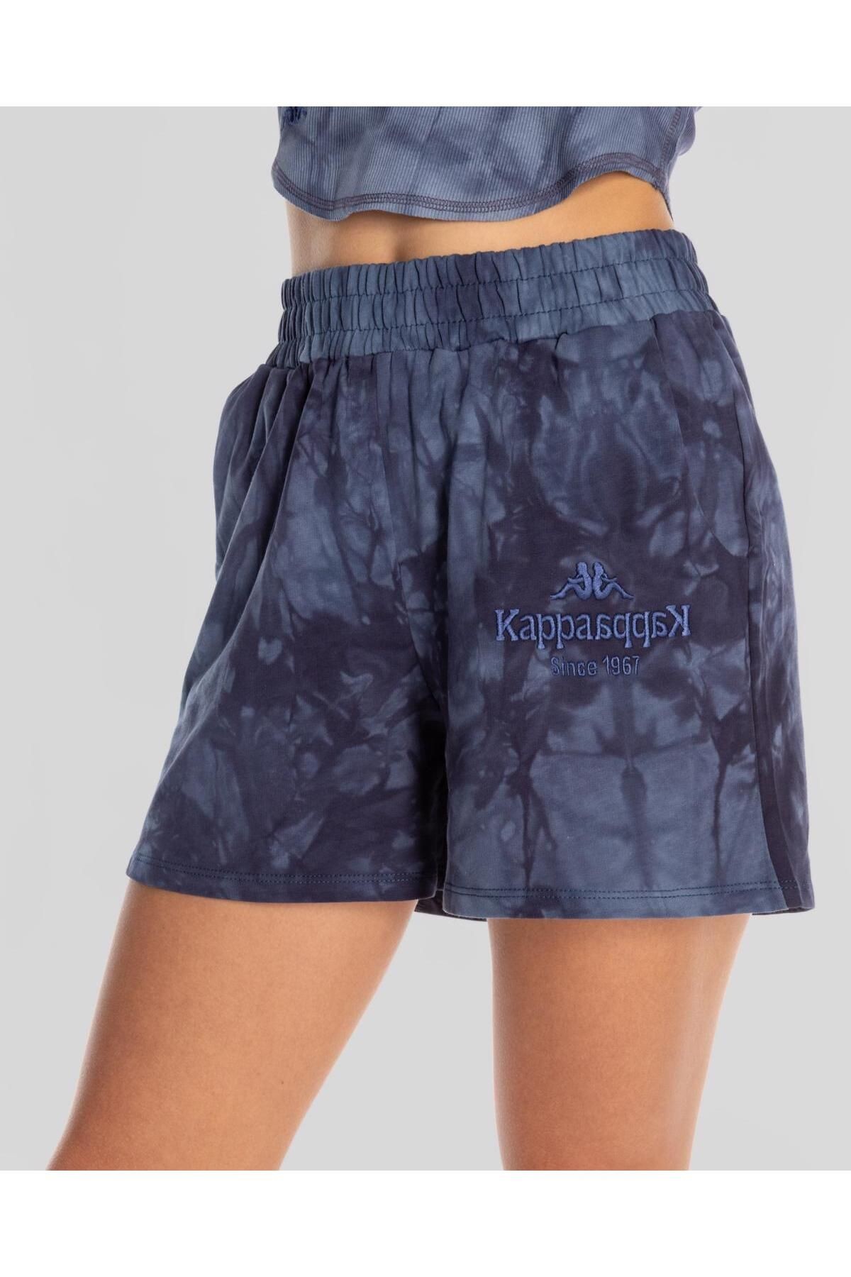 Kappa Authentic Rosemary Shorts Kadın Mavi Regular Fit Şort