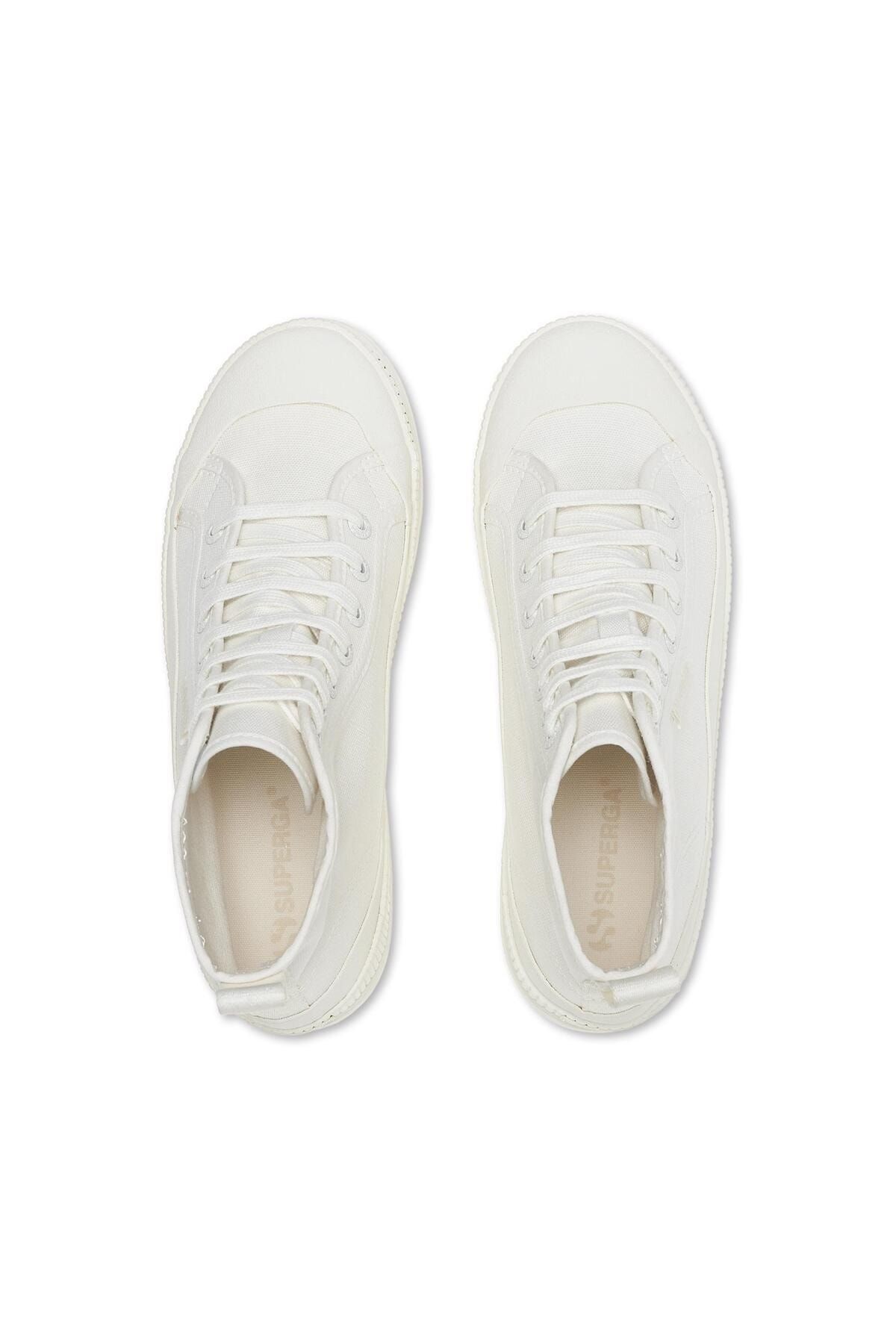 SUPERGA 2469 Alpina Wave Tape Unisex Beyaz Bilekli Sneaker