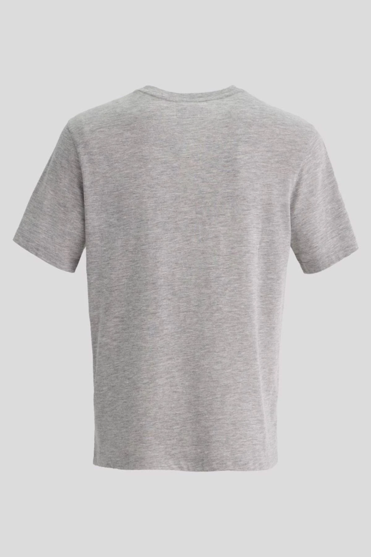 Kappa Logo Cafers Erkek Gri Melanj Regular Fit Tişört