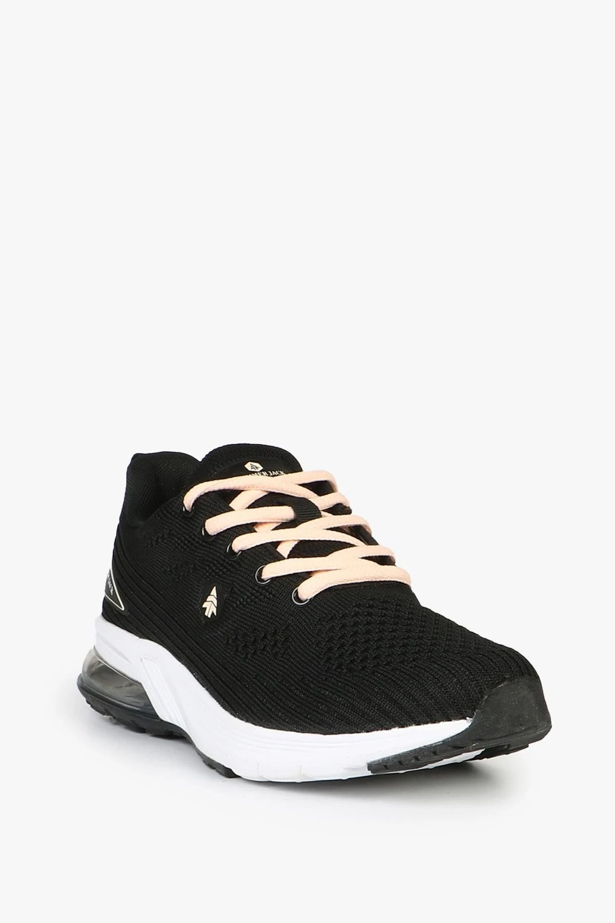 Hammer Jack Elliot Siyah Pembe Kadın Spor Ayakkabı