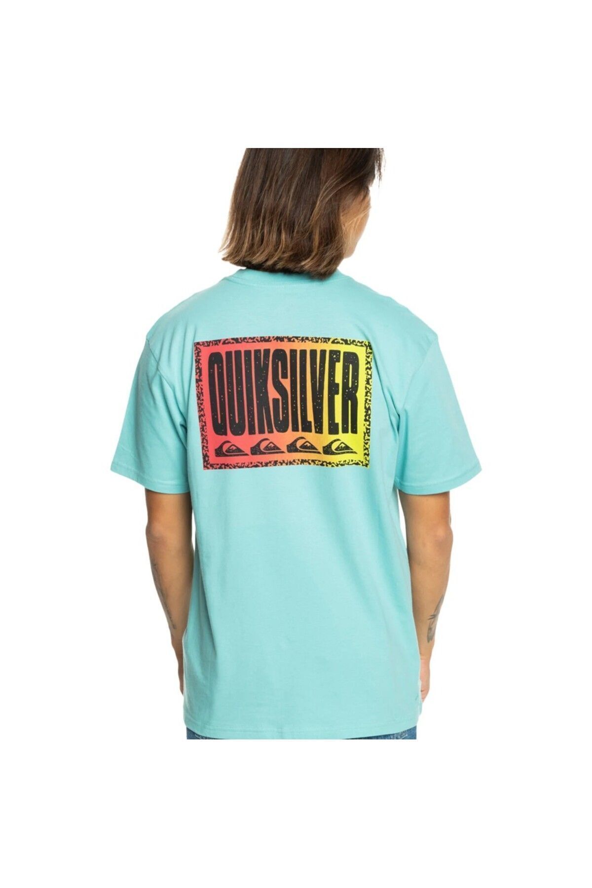 QUIKSILVER Long Fade SS EQYZT07670-18614 ERKEK Mavi Tişört